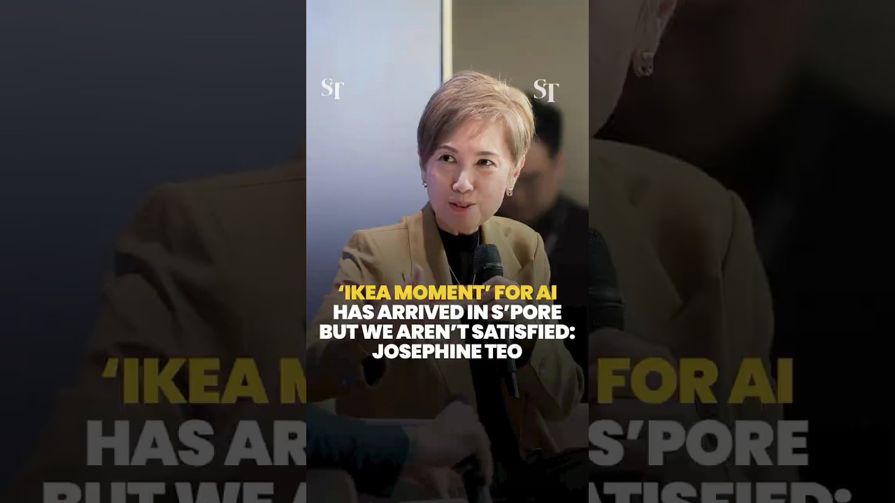 'IKEA moment’ for AI has arrived in S'pore but we aren’t satisfied: Josephine Teo