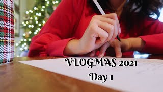 VLOGMAS 2021 Day 1: Christmas Decorate with Me!