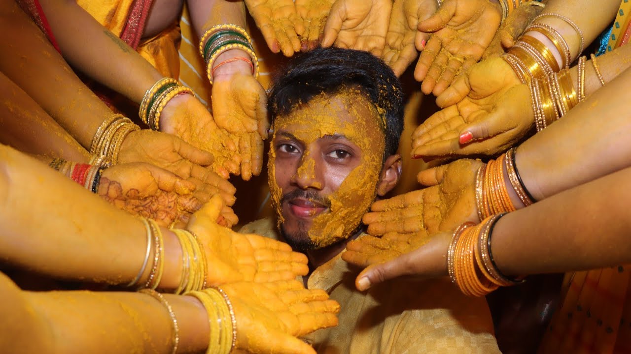 The colorfull haldi || haldi ceremony || Haldi Rasam || Sanjay 💛Reshmi ...