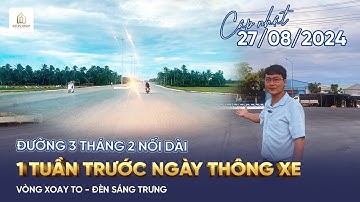 [Kiên Giang] Đường 3/2 Nối Dài Sáng Đèn, Vòng Xoay Tắc Cậu Đẹp Mê