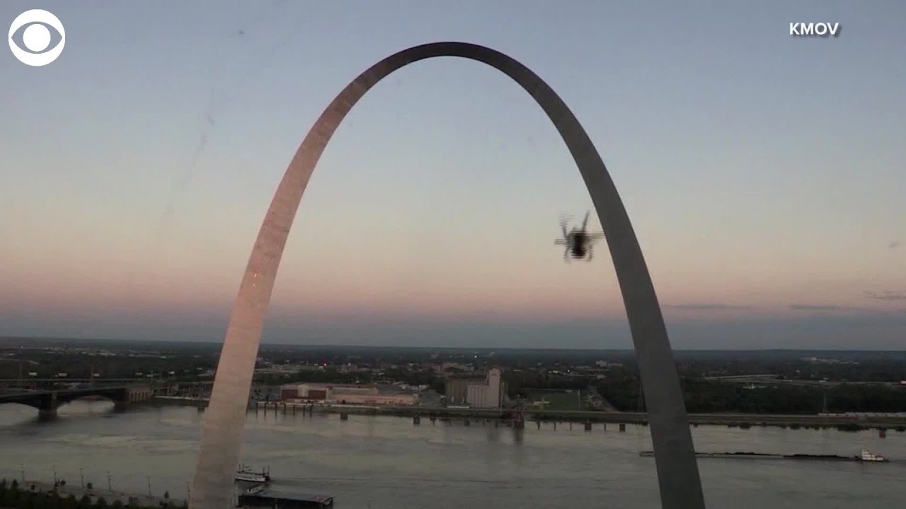 WEB EXTRA: St. Louis Arch Camera Spider - YouTube