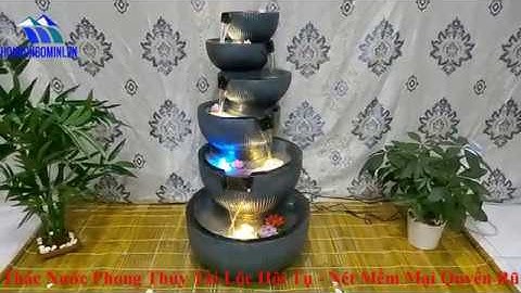 KHÁM PHÁ MẪU Thác Nước Phong Thủy Tài Lộc Hội Tụ - Kiến Tạo KHông Gian Theo Phong Thủy Tuyệt Đẹp