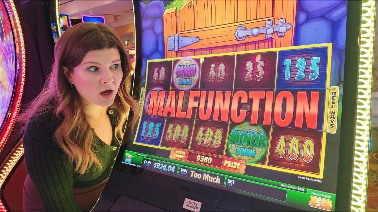 Slot Machine Started Paying Like It Was Broken!