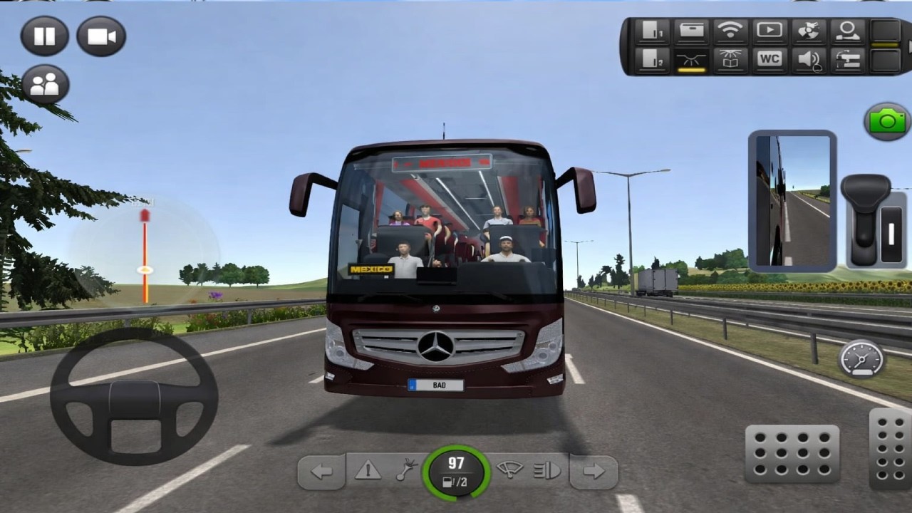 🚍 Mercedes Luxury Bus on Highway | Realistic Driving in Bus Simulator Ultimate 🎮