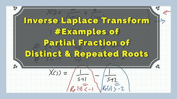 Inverse Laplace transform | Distinct and Repeated poles problems | 3.3
