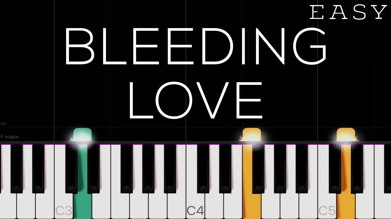 Leona Lewis - Bleeding Love | EASY Piano Tutorial
