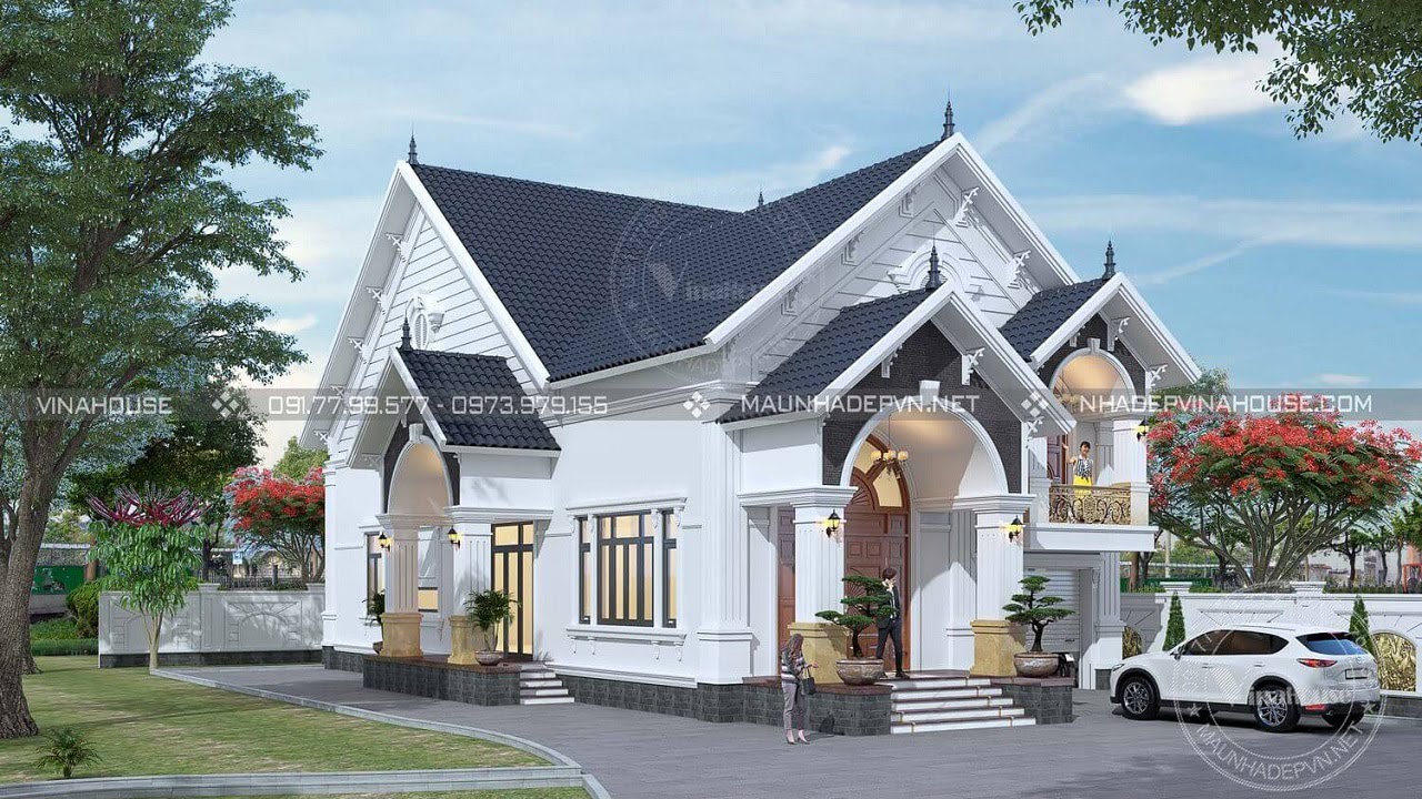 MẪU NHÀ CẤP 4 CÓ GÁC LỬNG, GIÁ RẺ (9m x 20m) - youtube