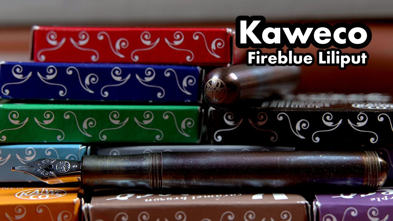 Fireblue Kaweco Fireblue Liliput | The New Top Dog for My Pocket Carry! - YouTube