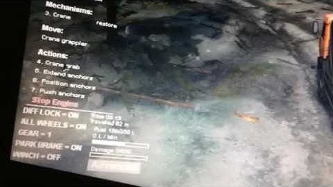 How to operate the crane positioning proses