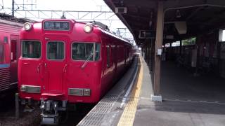 【レア編成!!】 名鉄三河線6000系6044F+6043F 豊田市駅発車