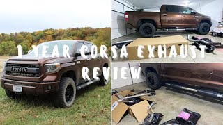 5.7 Toyota Tundra  1 Year With the Corsa Performance Exhaust