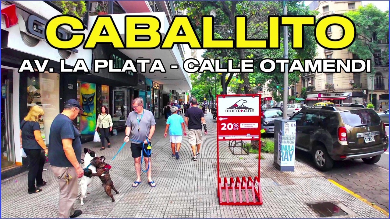 【4K】BUENOS AIRES CITY - Barrio de CABALLITO | Walking Tour