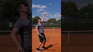 Don't scratch your back on the serve Watch the video to find out what you should do!