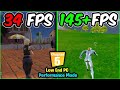 Fortnite How To Fix FPS Drops &amp; Stuttering in Chapter 5 Season 2! PERFORMANCE MODE