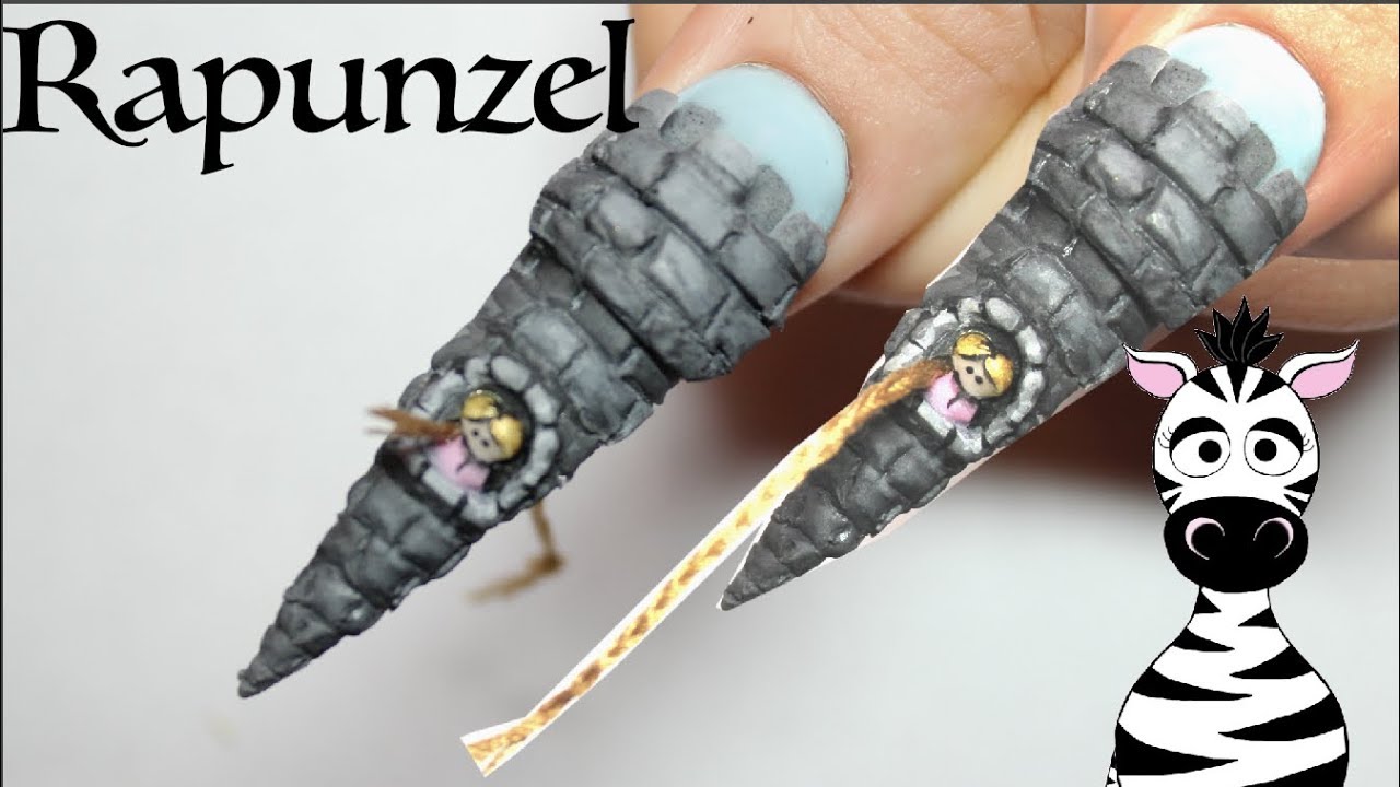 1. "Tangled" Nail Art Designs - wide 3