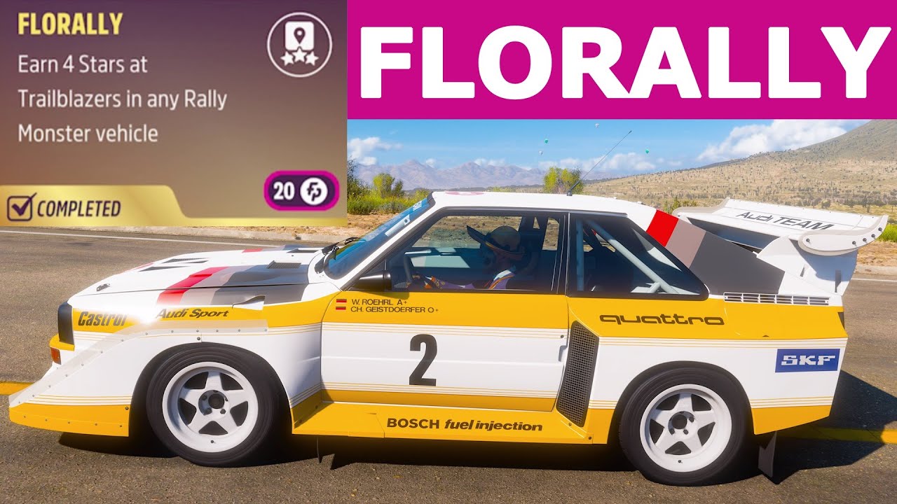 Daily Challenge - FLORALLY | Earn 4 Stars at Trailblazers in any Rally ...