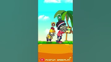 Please Help Chicken Win Zombie In Level Up Rank 6974 Game | Plants vs Zombies Animation #shorts