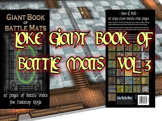 Giant Book Of Battle Mats Vol 2 Board Game, by Loke BattleMats 