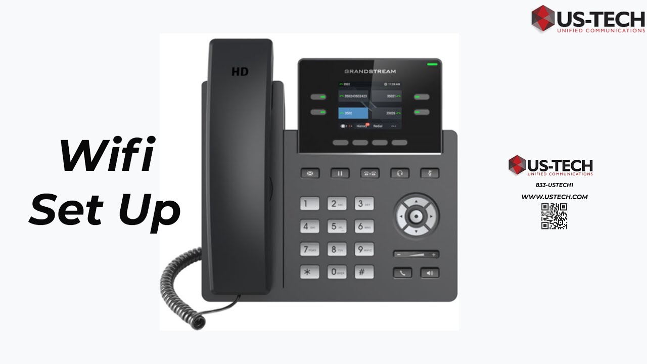How To Program Grandstream Wifi Voip Phone GRPXXW Wifi Phone ...