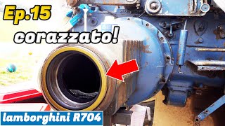 PARAOLIO CORAZZATO SU SEMIASSE TRATTORE LAMBORGHINI R704