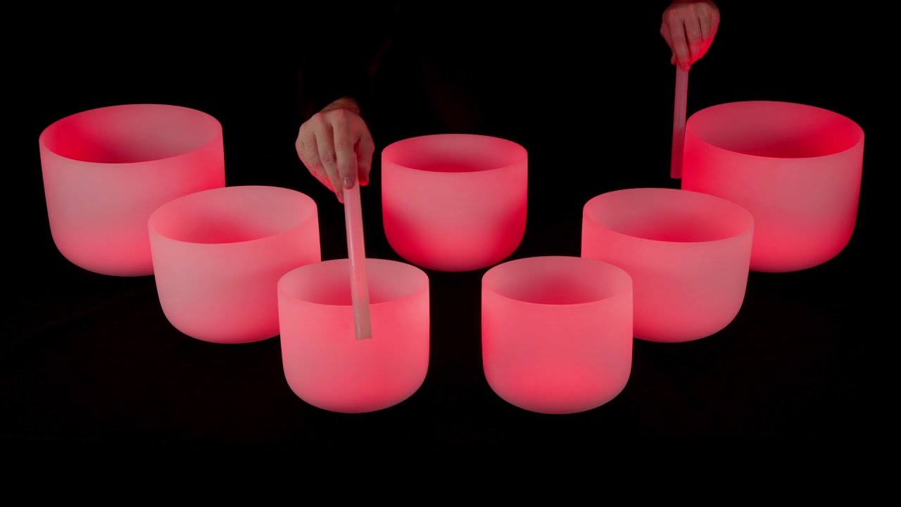 Crystal Bowls for Deep Sleep 🌀 Transcendental Healing Sounds 432 Hz ...