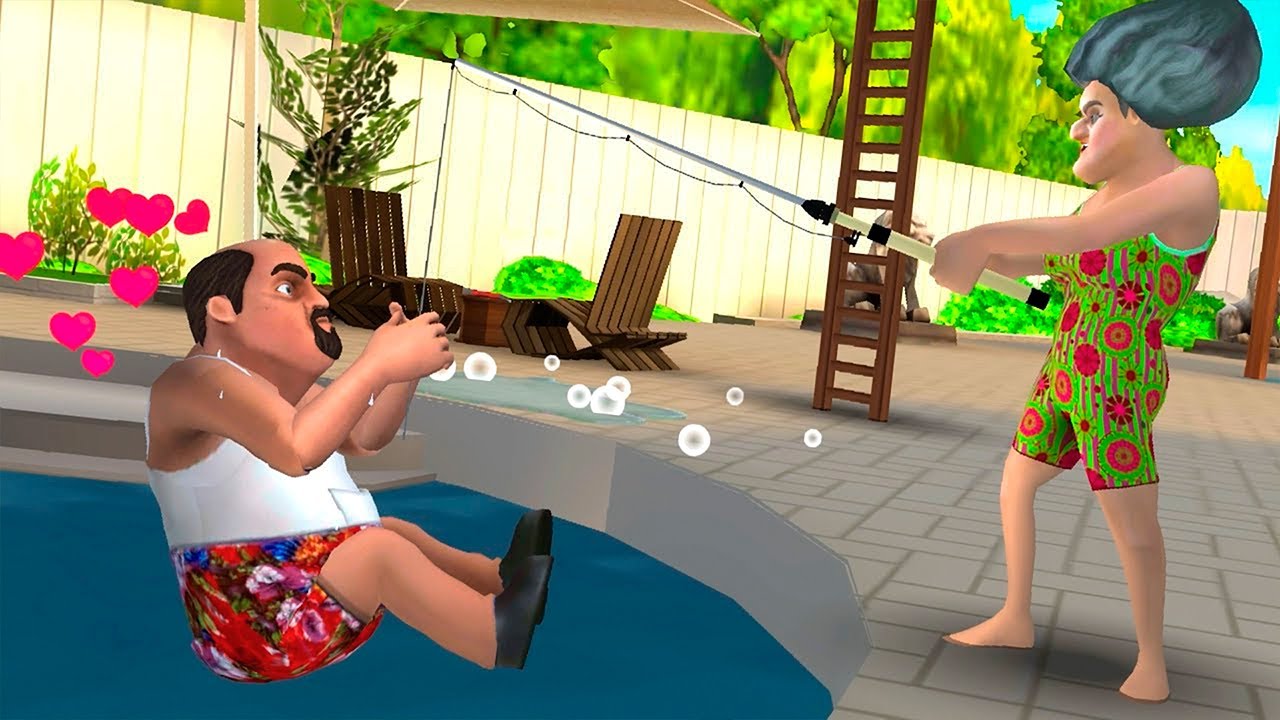 Scary Stranger 3D - Gameplay Walkthrough - A JAW SOME PRANK (Good Ending)