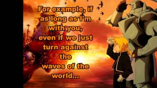 Kesenai Tsumi Fullmetal Alchemist ED 1 English Lyrics