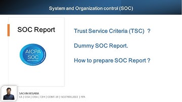 How to prepare SOC 2 Report | SOC 2 TYPE 2 Report | Sachin Hissaria