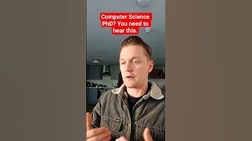 Computer Science PhD? You need to hear