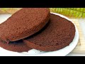 PÃO DE LÓ de CHOCOLATE - ECONÔMICO e bem fofinho - SEM leite SEM fermento