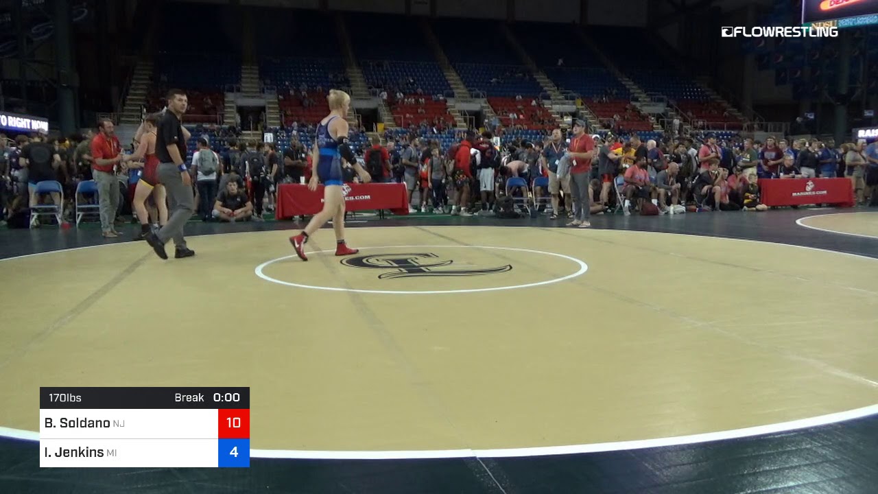 170 Lbs Cons 16 2 Brian Soldano New Jersey Vs Ira Jenkins Michigan
