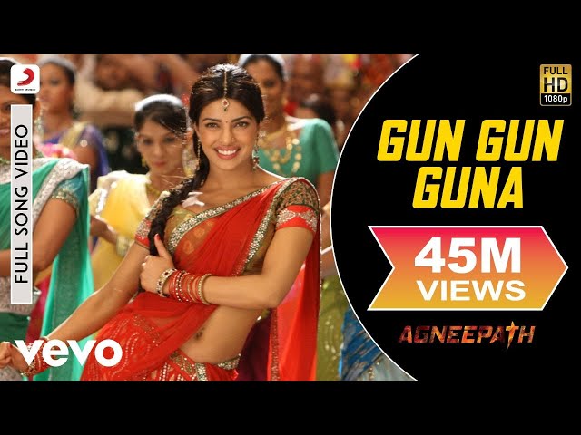 Ajay-Atul - Gun Gun Guna Best Video|Agneepath|Priyanka Chopra|Hrithik|Sunidhi Chauhan class=