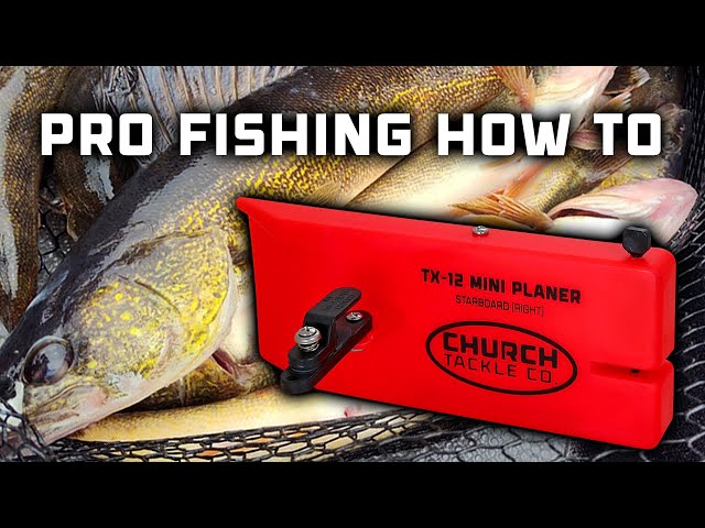Pro Fishing Tips for Using the Church Tackle TX-12 Planer Board - Catch  More Fish! 