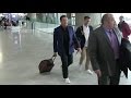 EXCLUSIVE - Arnold Schwarzenegger arrives at Paris CDG airport