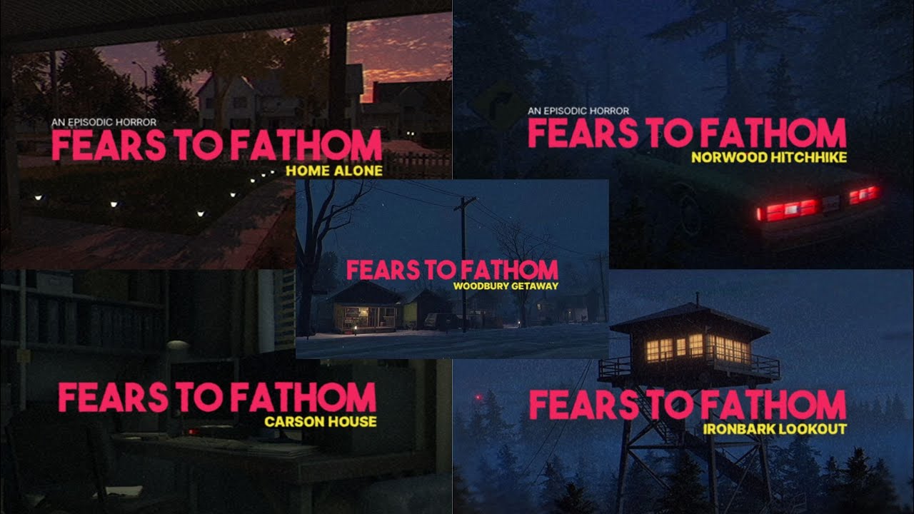 Fears to Fathom: All jump scares and endings - YouTube