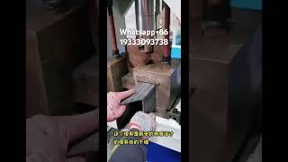 Square tube angle punching machine made in China #device #hardware #architecture #Hydraulic pressure