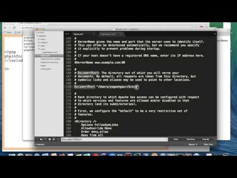 In 5 minutes, Use Apache Server and PHP on the MAC