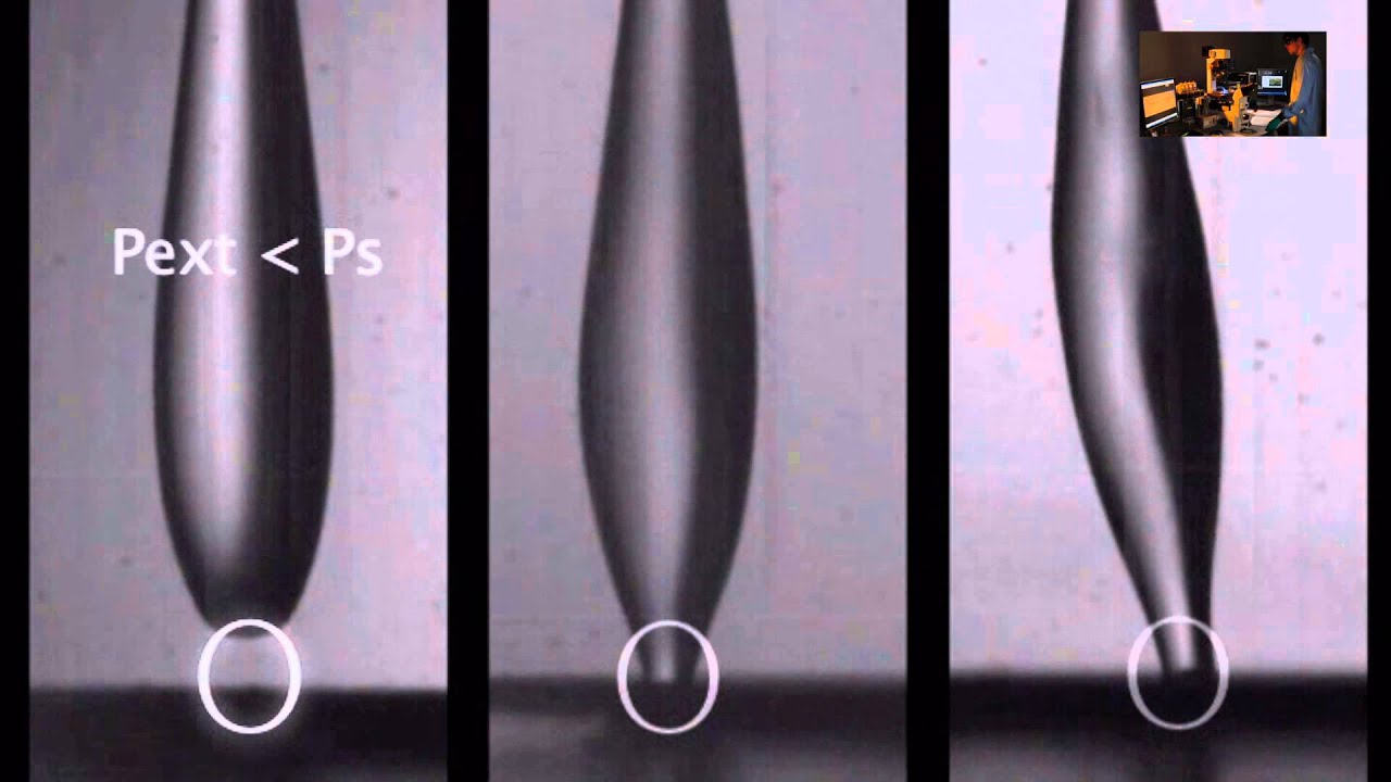 Drop Impact on Superhydrophobic Surface (slow motion)