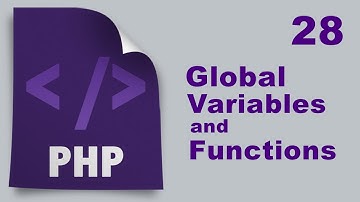 Php Tutorials in Urdu - 28 - Global Variables and Functions