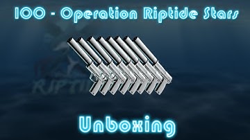 100 Operation Riptide Stars Opening Cs:Go [Whiteout Edition]