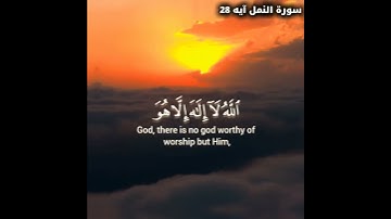 قرآن كريم💖 سورة النمل آيه(٢٨)بصوت الشيخ ياسر الدوسري صوت جميل 💗🌷