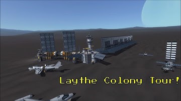 Career Mode Laythe Colony Tour - KSP 1.6.1