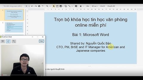 Bai 1: Microsoft Word soạn thảo văn bản / Học tin học văn phòng miễn phí