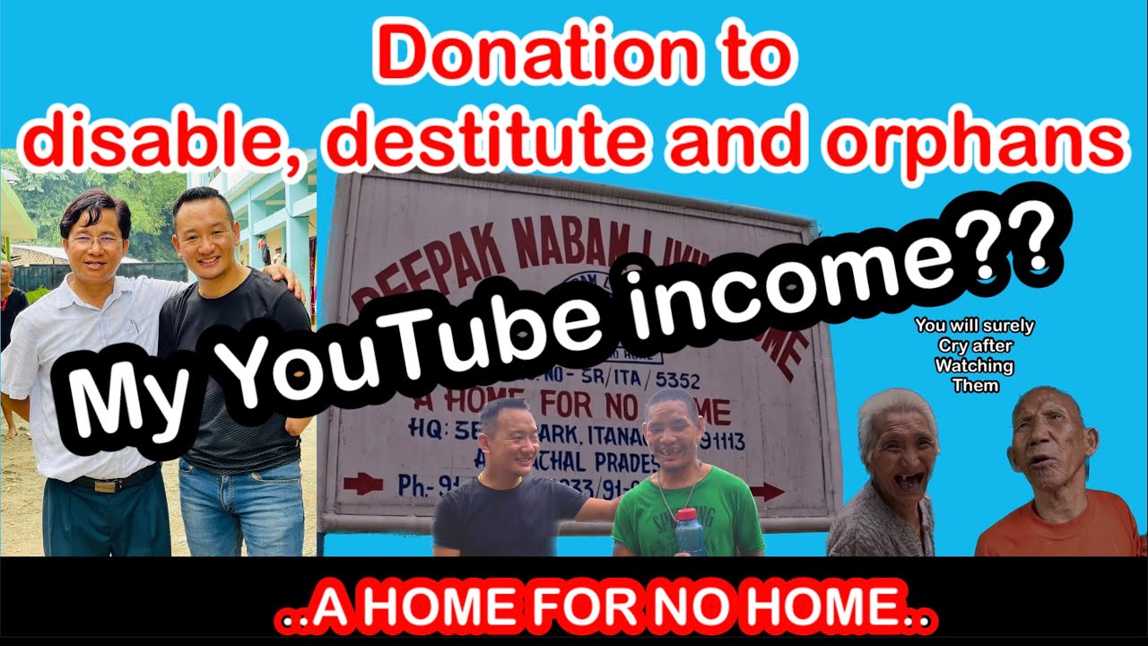 I DONATED to Deepak Nabam Living Home​⁠.Worth rupees 50k ?? #destitute #disability #mentalhealth