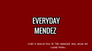 EVERYDAY - MENDEZ LYRICS (Melodifestivalen, Sweden 2018)