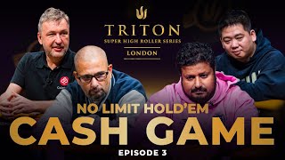 No Limit Hold'em CASH GAME | Episode 3 - Triton Poker London 2023 Part 4 screenshot 2