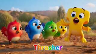 Aviary Alphabet A-Z Pixar Birds