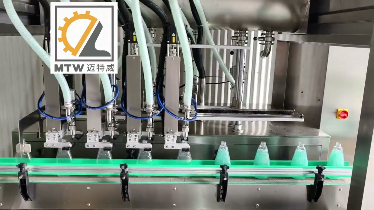 MTW High-Speed 500ml Soap Water Filling & Capping Machine | Short Nozzle for 63 BPM Efficiency