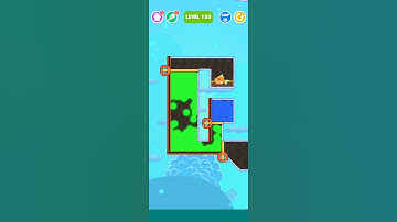 save the fish level 135  -mobile game/fishdom #shorts