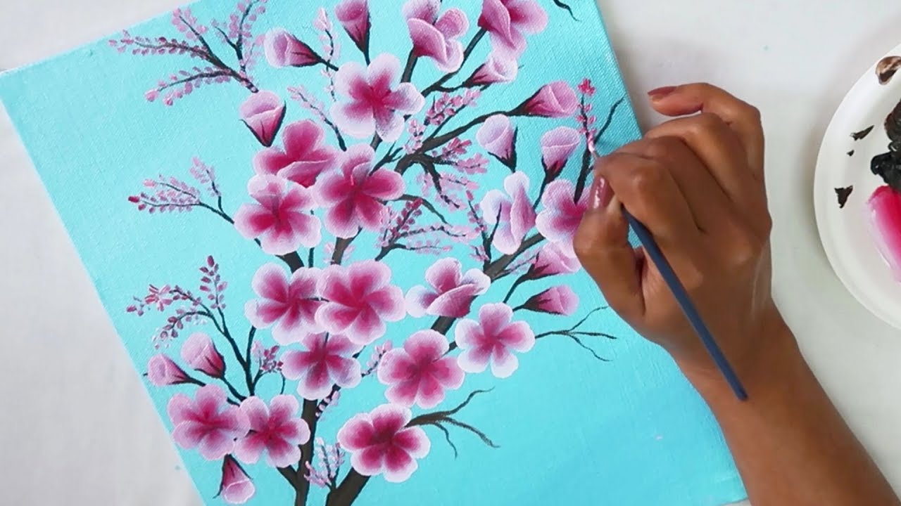 Easy Canvas Painting Ideas | Step by Step Painting ...